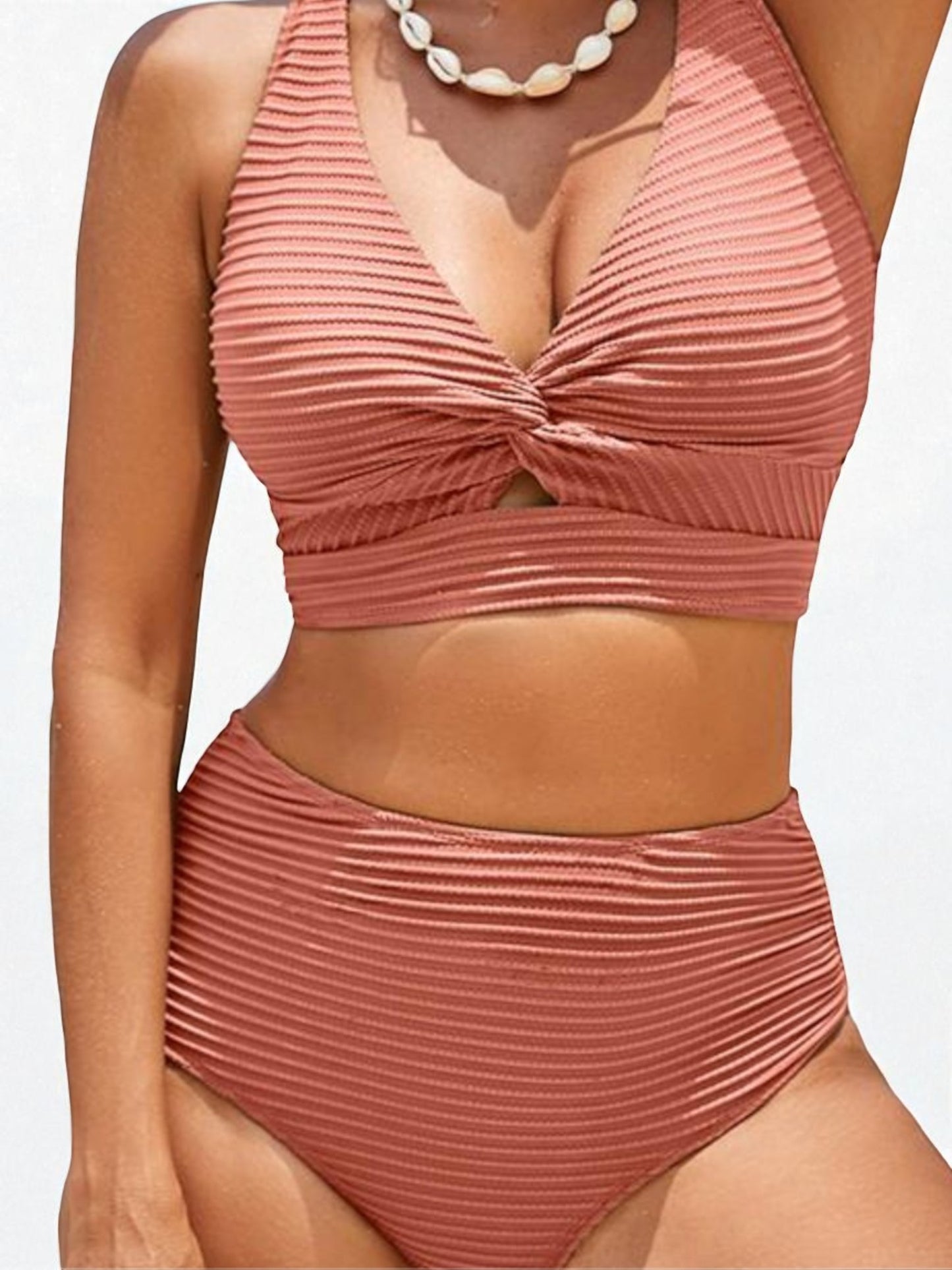 Basics Boetta™ Ribbed High Waist Bikini Set