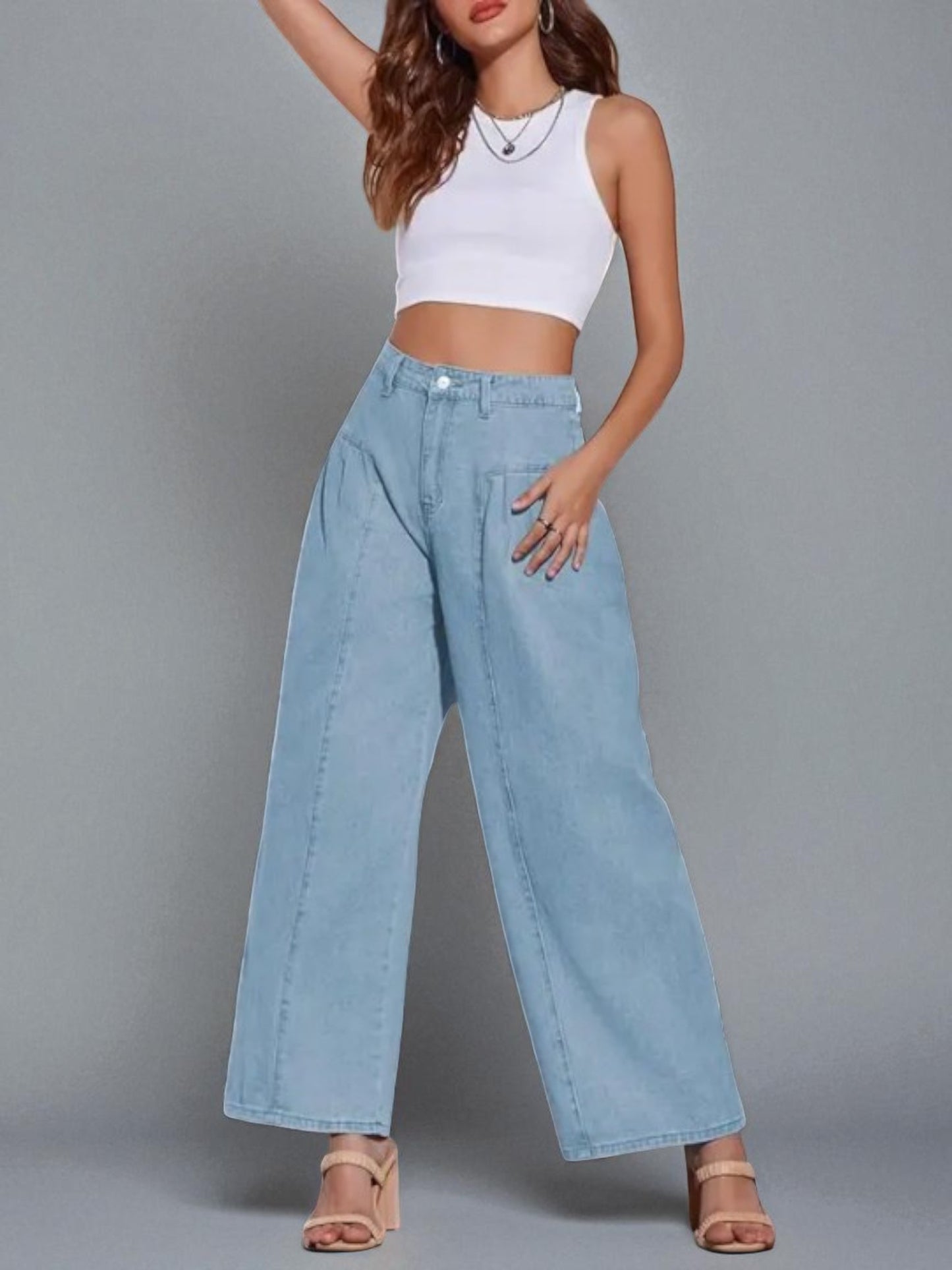Baggy High Waisted Jeans